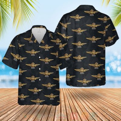 Raf Badge Hawaiian Shirt, Short - Hot Sale 2025
