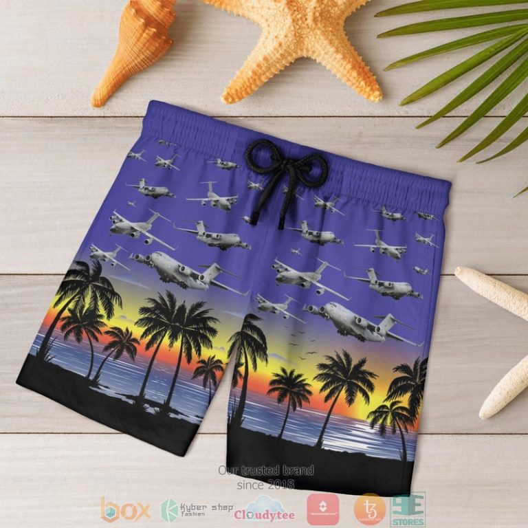 Raf Boeing C-17 Globemaster Iii Uk C-17 Hawaiian Shirt, Shorts - Hot Sale 2025