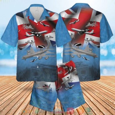 Raf Boeing E-3D Sentry Aew1 Flag Hawaiian Shirt, Short - Hot Sale 2025