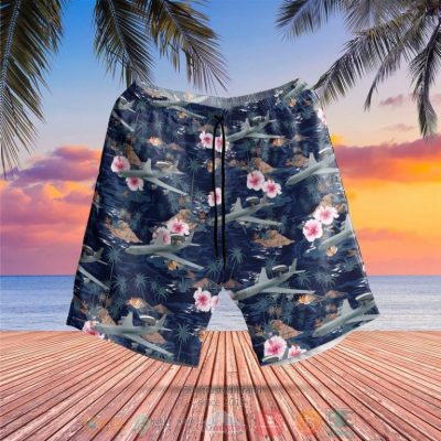 Raf Boeing E-3D Sentry Aew1 Hibiscus Hawaiian Shirt, Shorts - Hot Sale 2025