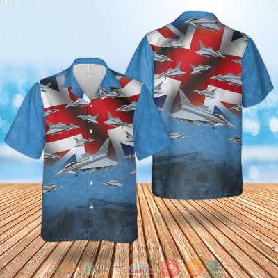 Raf Eurofighter Typhoon Fgr4 Hawaiian Shirt, Short - Hot Sale 2025