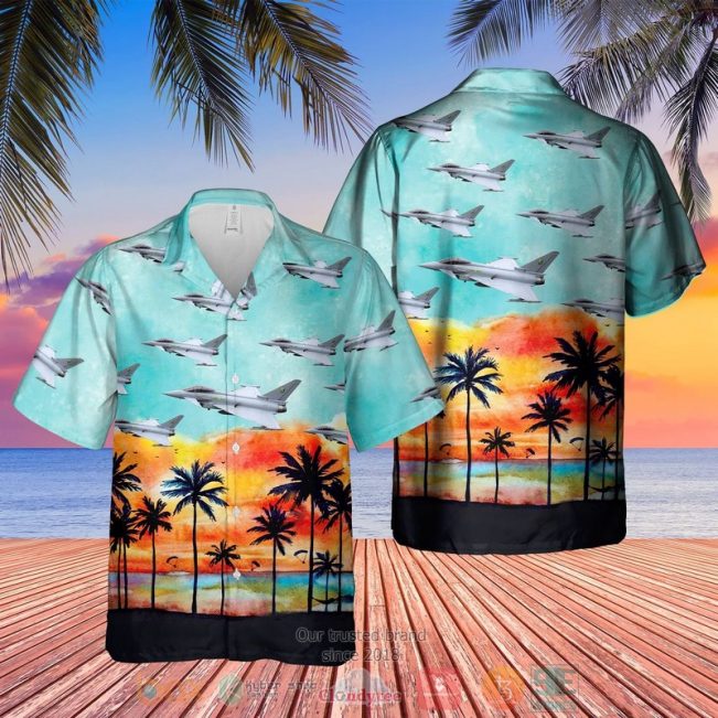 Raf Eurofighter Typhoon Fgr4 Hawaiian Shirt, Shorts - Hot Sale 2025