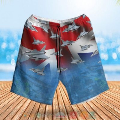 Raf Eurofighter Typhoon Fgr4 United Kingdom Flag Hawaiian Shirt, Shorts - Hot Sale 2025