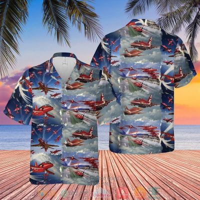 Raf Red Arrows Air Show Hawaiian Shirt, Shorts - Hot Sale 2025