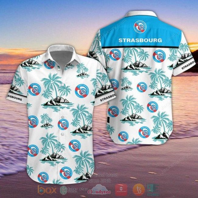 Rc Strasbourg Alsace Hawaiian Shirt, Shorts - Hot Sale 2025