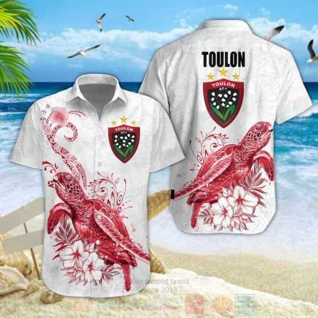Rc Toulonnais Turtle Hawaiian Shirt, Short - Hot Sale 2025