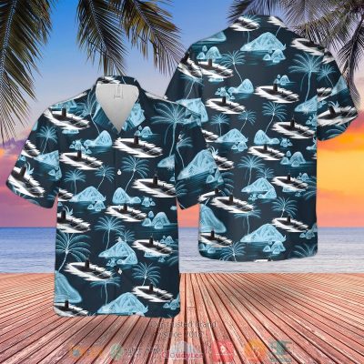 Rn Historical Churchill-Class Submarine Blue Hawaiian Shirt, Shorts - Hot Sale 2025