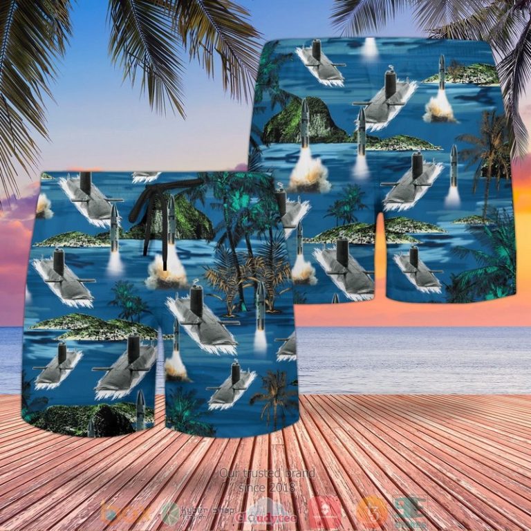 Rn Historical Resolution-Class Ugm-27 Polaris Ballistic Missile Submarine Hawaiian Shirt, Shorts - Hot Sale 2025 Rn Historical Resolution-Class Ugm-27 Polaris Ballistic Missile Submarine Hawaiian Shirt, Shorts - Hot Sale 2025