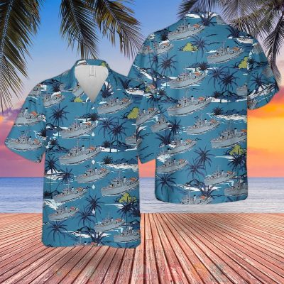 Rn Historical Ton-Class Minesweeper Hawaiian Shirt, Short - Hot Sale 2025