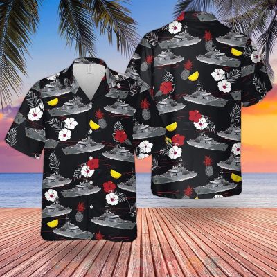 Rn River-Class Offshore Patrol Vessel Hawaiian Shirt, Short - Hot Sale 2025