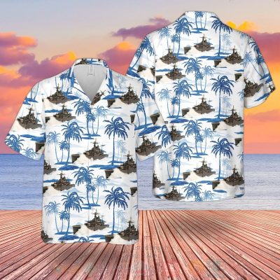 Rn Rothesay Class Type 12M Frigate Hawaiian Shirt, Short - Hot Sale 2025
