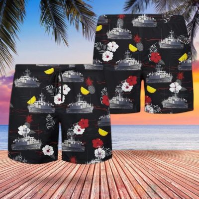 Rn Sandown-Class Minehunter Hawaiian Shirt, Short - Hot Sale 2025