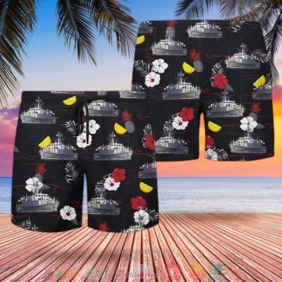 Rn Sandown-Class Minehunter Black Hawaiian Shirt, Shorts - Hot Sale 2025