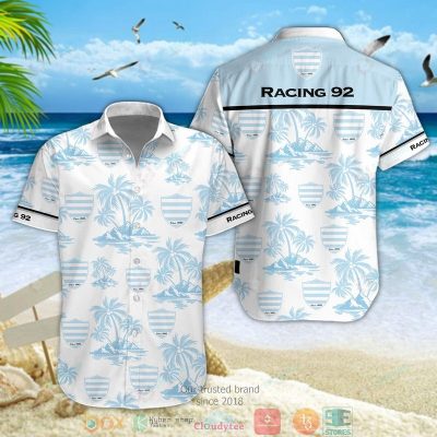 Racing 92 Hawaiian Shirt, Short - Hot Sale 2025
