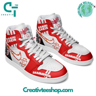 Rammstein Industrial Metal Band Air Jordan 1 Sneaker - soulcals.com