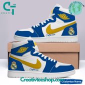 Real Madrid Blue Air Jordan 1 Sneaker - demo10