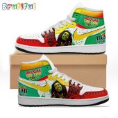 Reggae On The Road Bob Marley Air Jordan 1 Shoes