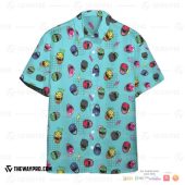 Retro Mighty Morphin Power Rangers Helmet Pattern Hawaiian Shirt Short 1 768x768 1.jpg - demo10
