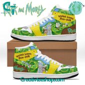 Rick And Morty Wubba Lubba Dub Dub Air Jordan 1 Sneaker - demo10