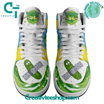 Rick And Morty Wubba Lubba Dub Dub Air Jordan 1 Sneaker - soulcals.com