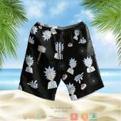 Rick And Morty Cartoon Pattern Printed Black Hawaiian Shirt Shorts 1 768x768 1.jpg - demo10