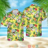 Rick And Morty Pineapple Yellow Hawaiian Shirt Shorts 1 768x768 1.jpg - demo10
