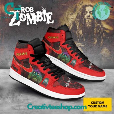 Rob Zombie Custom Name Air Jordan 1 Sneaker - soulcals.com