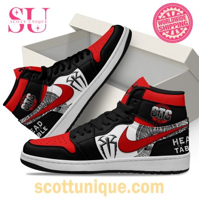 Roman Reigns Spider WWE Air Jordan High Top Shoes -Soulcals.com