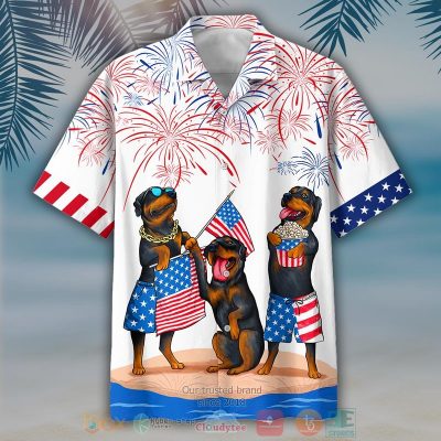 Rottweiler Independence Day Is Coming Hawaiian Shirt, Shorts - Hot Sale 2025