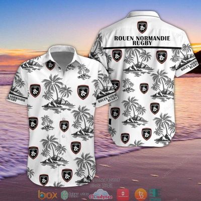 Rouen Normandie Rugby Hawaiian Shirt, Beach Short - Hot Sale 2025