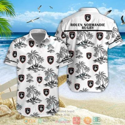Rouen Normandie Rugby Hawaiian Shirt, Short - Hot Sale 2025
