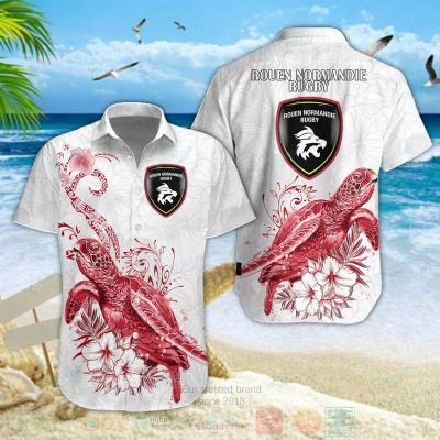 Rouen Normandie Rugby Turtle Hawaiian Shirt, Short - Hot Sale 2025
