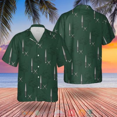 Royal Marines Commando Dagger Green Hawaiian Shirt, Shorts - Hot Sale 2025