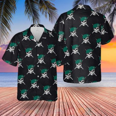 Royal Marines Commando Skull Dagger 2 Hawaiian Shirt, Short - Hot Sale 2025