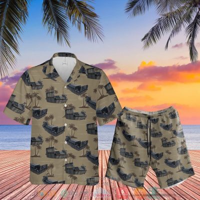 Royal Marines Lcvp Mk 5 Hawaiian Shirt, Short - Hot Sale 2025