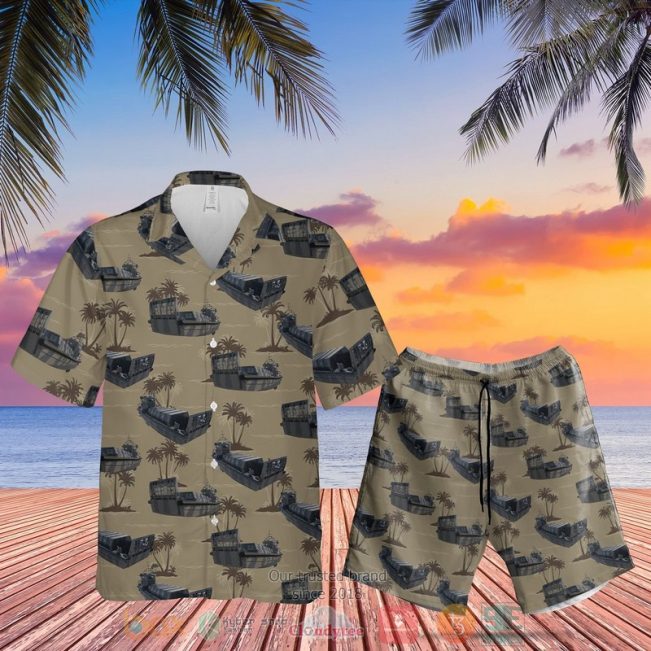 Royal Marines Lcvp Mk 5 Hawaiian Shirt, Shorts - Hot Sale 2025