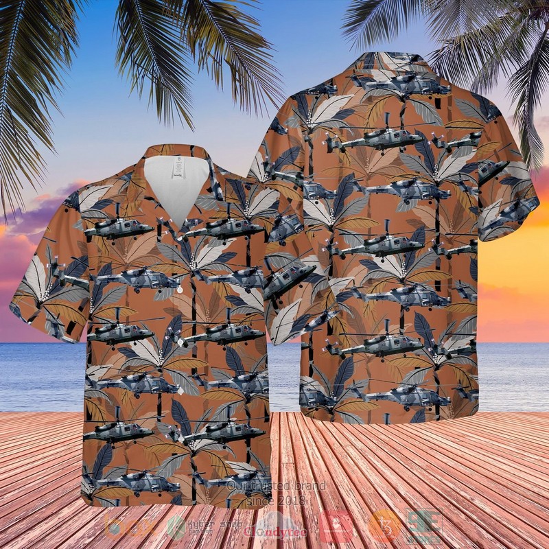 Royal Navy Agustawestland Aw159 Wildcat Hma2 Ah1 Rotary Wing Brown Hawaiian Shirt, Shorts - Hot Sale 2025 Royal Navy Agustawestland Aw159 Wildcat Hma2 Ah1 Rotary Wing Brown Hawaiian Shirt, Shorts - Hot Sale 2025