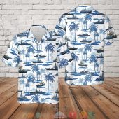 Royal Navy Daring Class Type 45 Destroyer Hawaiian Shirt Short.jpg - demo10