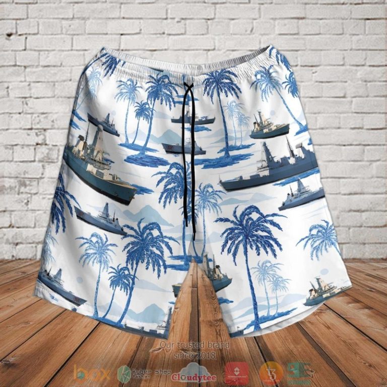 Royal Navy Daring Class Type 45 Destroyer Hawaiian Shirt, Short - Hot Sale 2025 Royal Navy Daring Class Type 45 Destroyer Hawaiian Shirt, Short - Hot Sale 2025