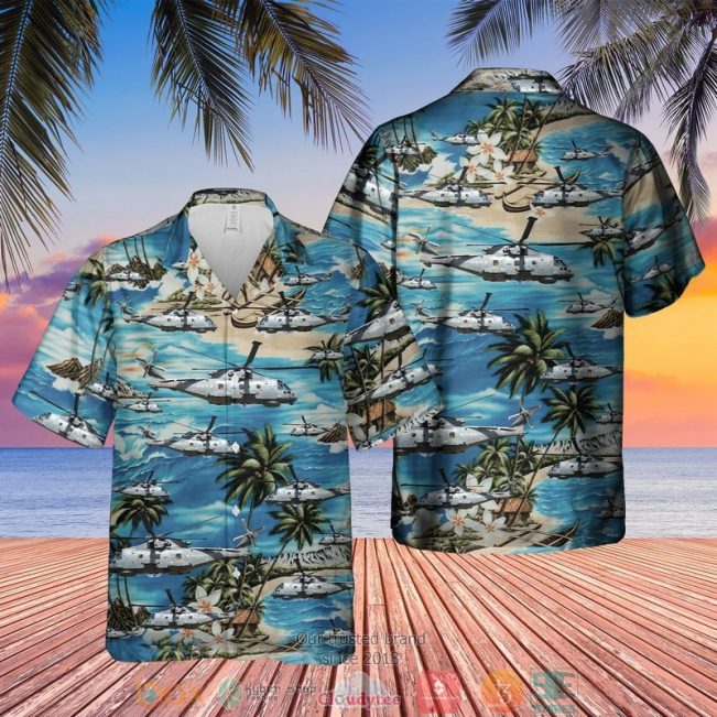 Royal Navy Merlin Hm Mk2 Hawaiian Shirt, Short - Hot Sale 2025