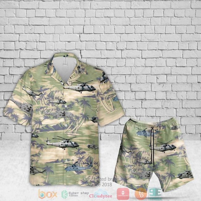Royal Navy Merlin Mk2 Hawaiian Shirt, Short - Hot Sale 2025