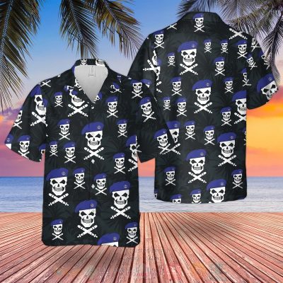 Royal Navy Skull Hawaiian Shirt, Short - Hot Sale 2025