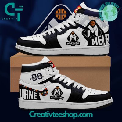 NBL Melbourne United Personalized Air Jordan 1 Sneaker - soulcals.com