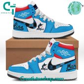 MLB Miami Marlins Personalized Air Jordan 1 Sneaker - soulcals.com