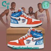 NBA Oklahoma City Thunder Air Jordan 1 Sneakers - soulcals.com