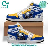 NHL St Louis Blues Special Team Mascot Design Air Jordan 1 Sneaker - soulcals.com