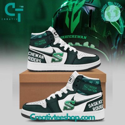 Saskatchewan Roughriders Rider Nation Alt Air Jordan 1 Sneaker - soulcals.com
