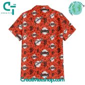 San Francisco Giants Orange Camouflage Hawaiian Set - demo10