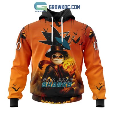 San Jose Sharks NHL Special Jack Skellington Halloween Concepts Hoodie T Shirt