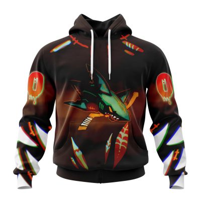 San Jose Sharks NHL Special Jersey For Halloween Night Hoodie T Shirt